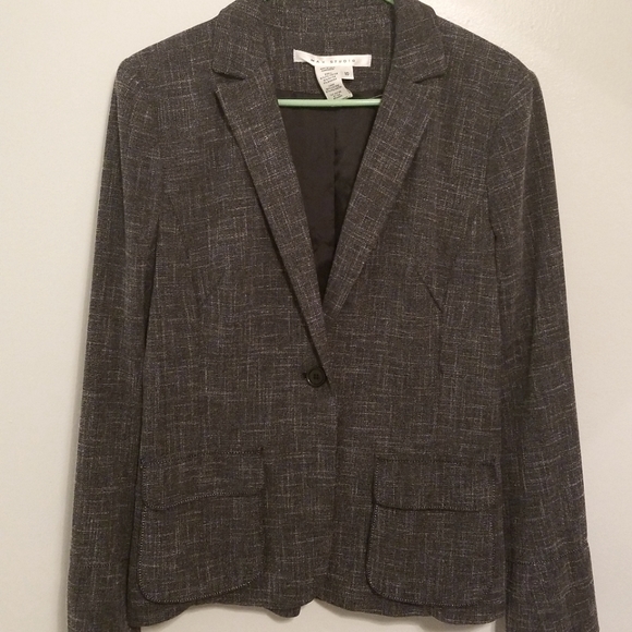 NWT Gray Max Studio Business Suit Jacket Blazer - Picture 2 of 9